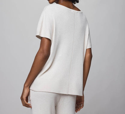 Cashblend Short Sleeve Sweater