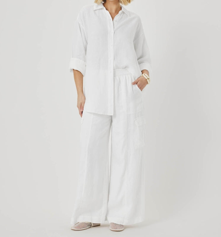 Linen Paperbag Pants