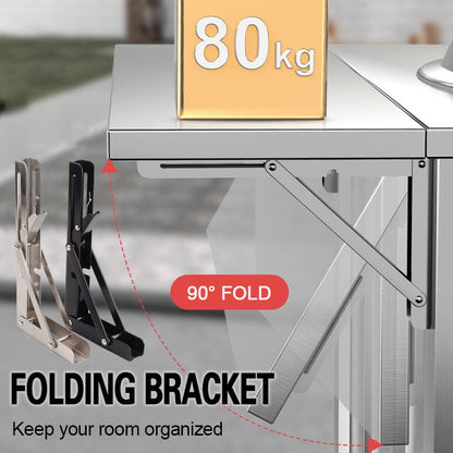 Instant Fold Multi-Use Bracket – Declutter Kitchen/Study, Space-Saving & Sturdy Organizer in Seconds