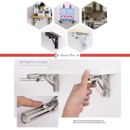 Instant Fold Multi-Use Bracket – Declutter Kitchen/Study, Space-Saving & Sturdy Organizer in Seconds