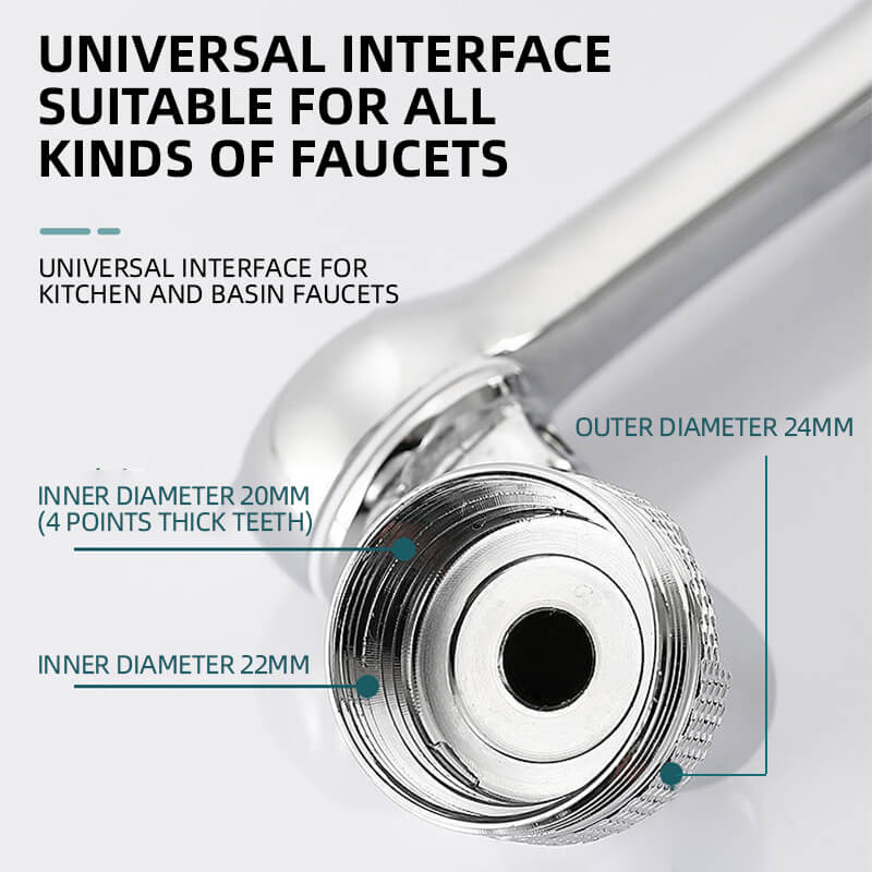 Multifunctional Universal Splash-proof Foaming Splash Filter Extension Faucet