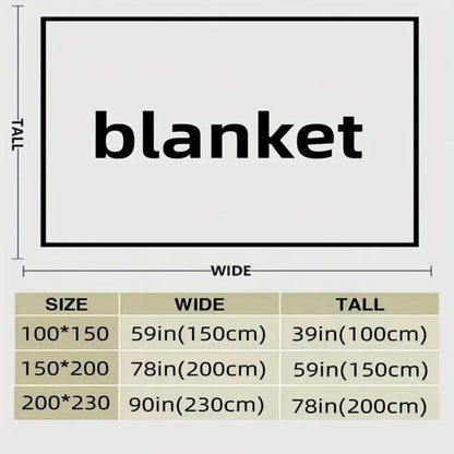 Thickened rabbit plush&milk velvet cover blanket