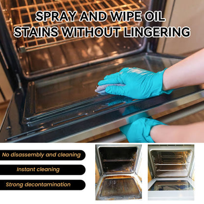 Powerful Oven & Grill cleaner SprayI Dissolves Grease in 5 Mins No Scrubbing & Eliminates Odors