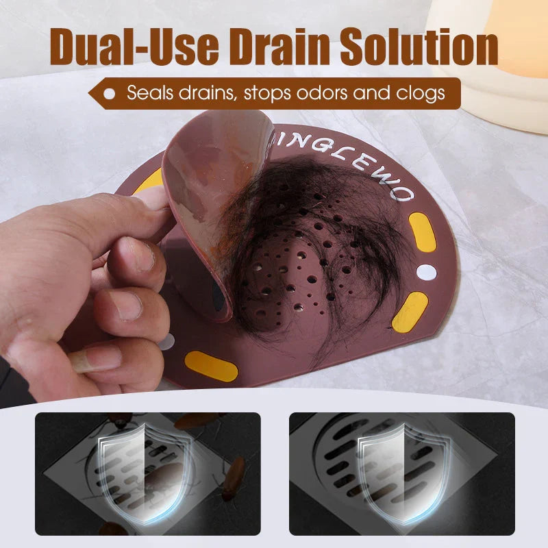 Anti-Clog & Odor-Proof Drain Cover