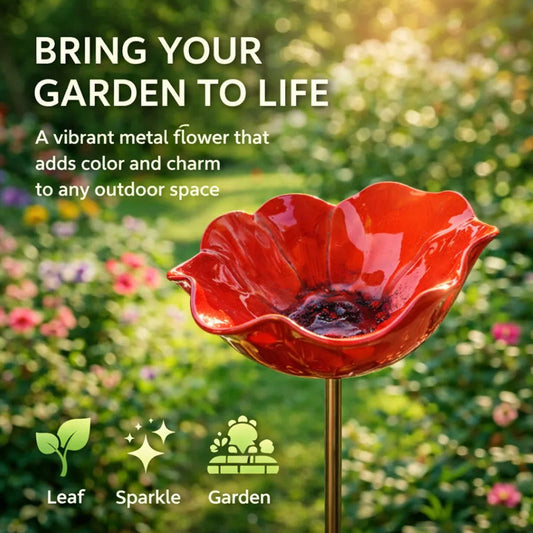 Mother's Day Gifts -- Handmade Metal Flower Garden Stake