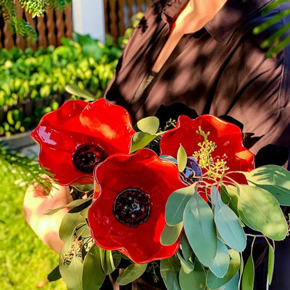Mother's Day Gifts -- Handmade Metal Flower Garden Stake
