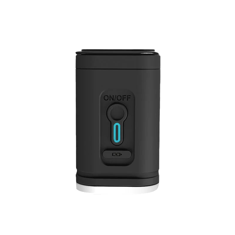 Rechargeable Camping Air Pump – LED Light, Fast Inflation, Compact –