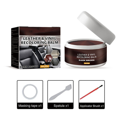 Leather Repair Paste – Fills scratches & scuffs, restores texture. Available in multiple colours. Save your favourite sofa!