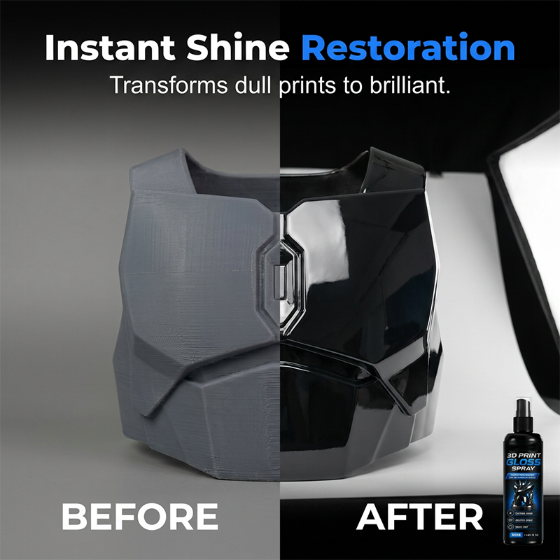 Gloss Restore Spray for 3D Printed Models