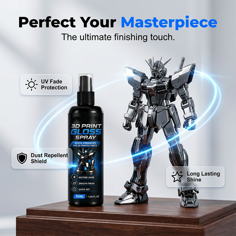 Gloss Restore Spray for 3D Printed Models