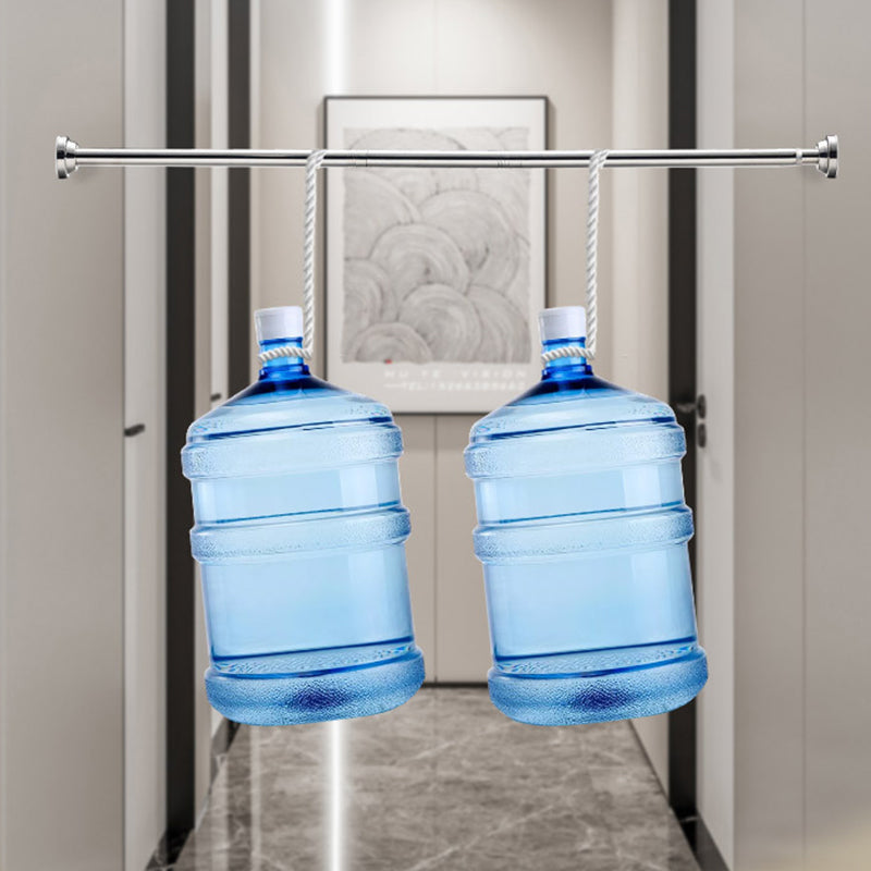 Create storage space anywhere anytime！Adjustable No-Drill Tension Rod