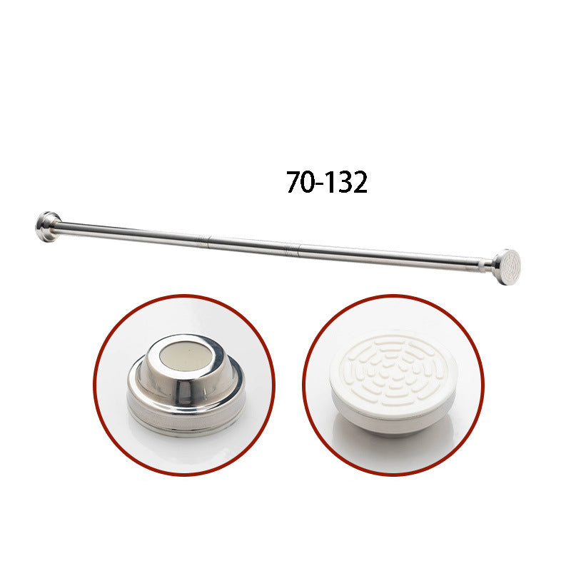 Create storage space anywhere anytime！Adjustable No-Drill Tension Rod