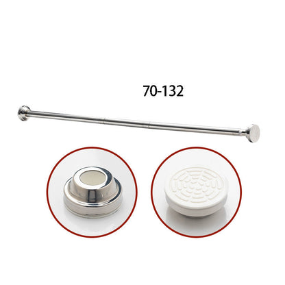 Create storage space anywhere anytime！Adjustable No-Drill Tension Rod