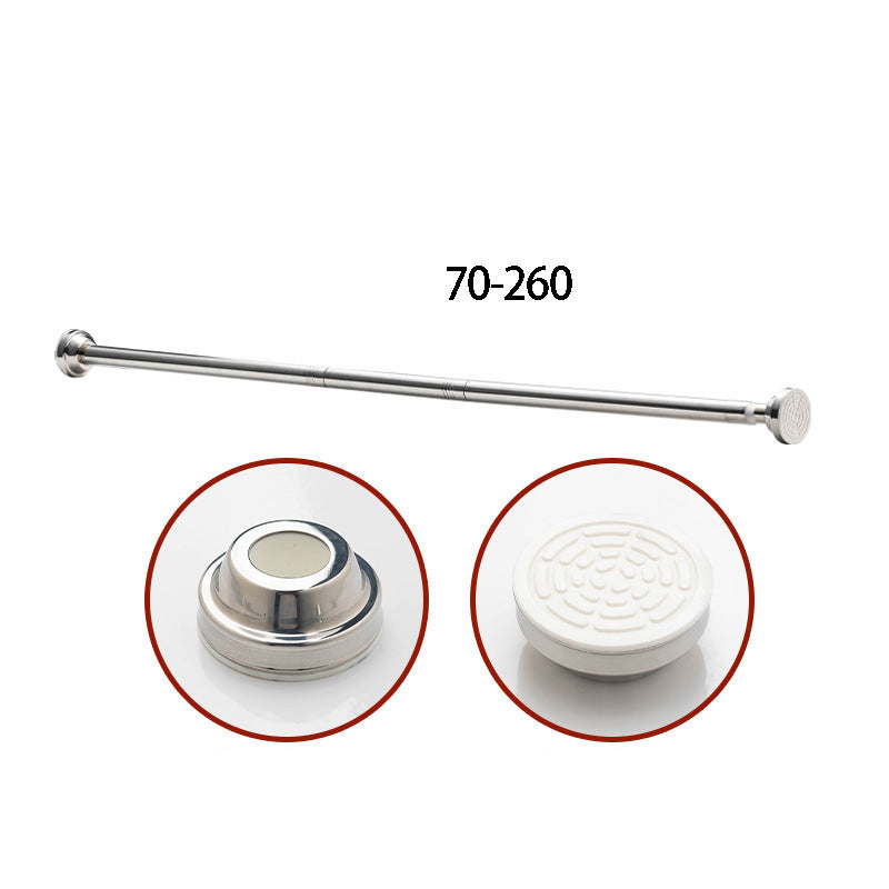 Create storage space anywhere anytime！Adjustable No-Drill Tension Rod