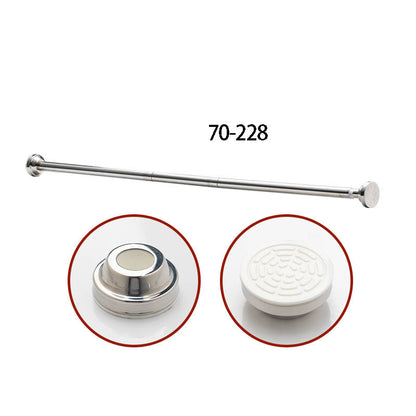 Create storage space anywhere anytime！Adjustable No-Drill Tension Rod