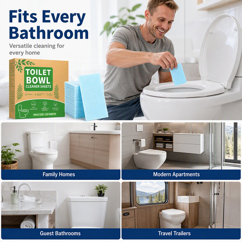 Quick-Dissolving Toilet Cleaning Sheets – Fresh, Easy & Effective Cleaning