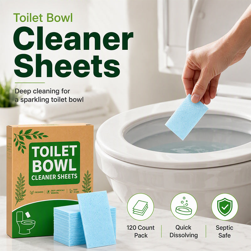 Quick-Dissolving Toilet Cleaning Sheets – Fresh, Easy & Effective Cleaning