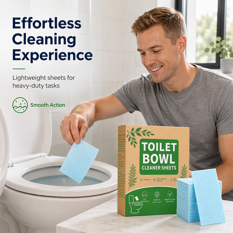 Quick-Dissolving Toilet Cleaning Sheets – Fresh, Easy & Effective Cleaning