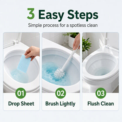 Quick-Dissolving Toilet Cleaning Sheets – Fresh, Easy & Effective Cleaning