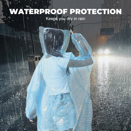 Pocket-Size Disposable Raincoat for Unexpected Showers