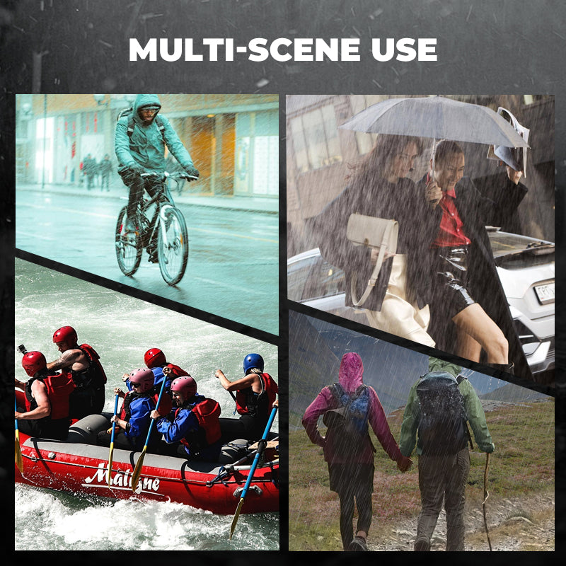 Pocket-Size Disposable Raincoat for Unexpected Showers