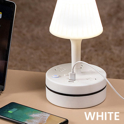Bedside Lamp with Charging Station – Light Up & Power Up Your Nightstand