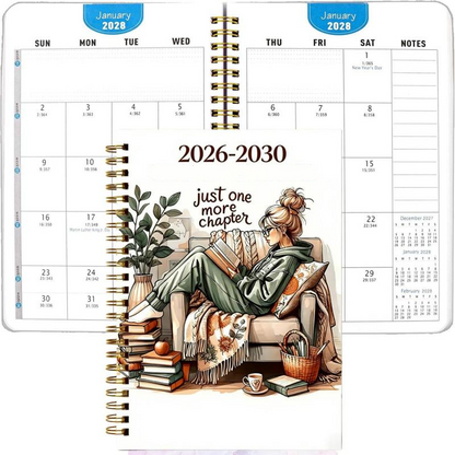 2030 5-Year Planner | Long-Term Monthly Organizer & Goal Planning Log Book for Work, School & Everyday Life