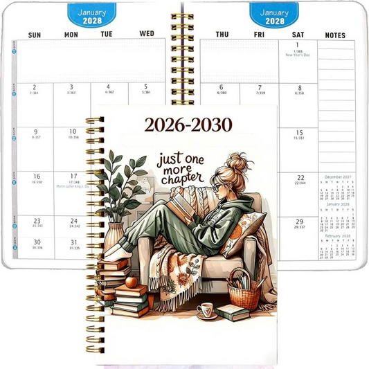 2030 5-Year Planner | Long-Term Monthly Organizer & Goal Planning Log Book for Work, School & Everyday Life