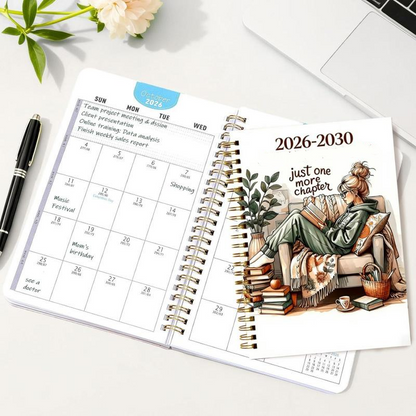 2030 5-Year Planner | Long-Term Monthly Organizer & Goal Planning Log Book for Work, School & Everyday Life