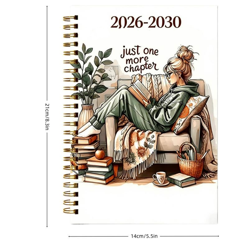 2030 5-Year Planner | Long-Term Monthly Organizer & Goal Planning Log Book for Work, School & Everyday Life