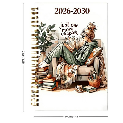 2030 5-Year Planner | Long-Term Monthly Organizer & Goal Planning Log Book for Work, School & Everyday Life