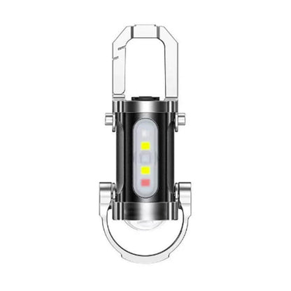 Rechargeable Keychain Flashlight – 300 Lumens, USB-C Charging & Compact, Unbreakable Design for EDC