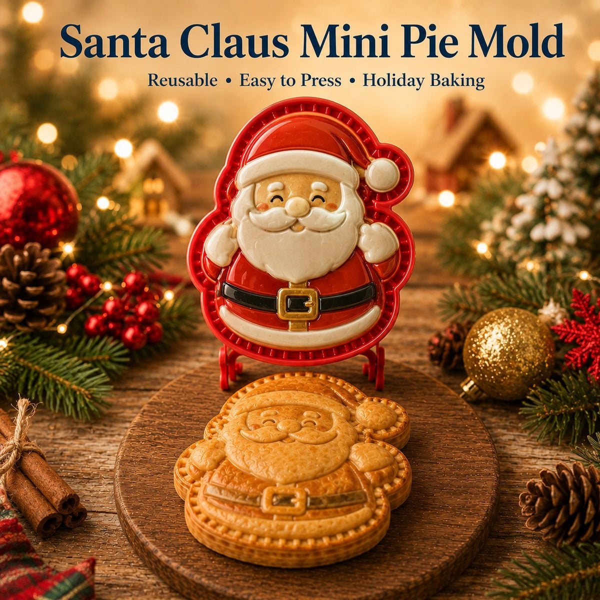 98-Design Christmas Mini Pie Mold
