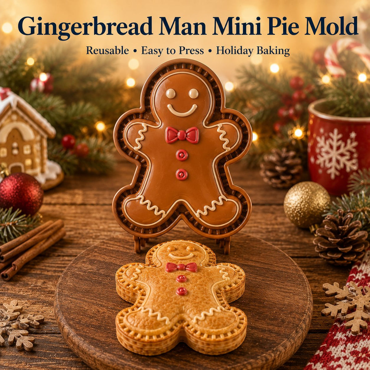 98-Design Christmas Mini Pie Mold