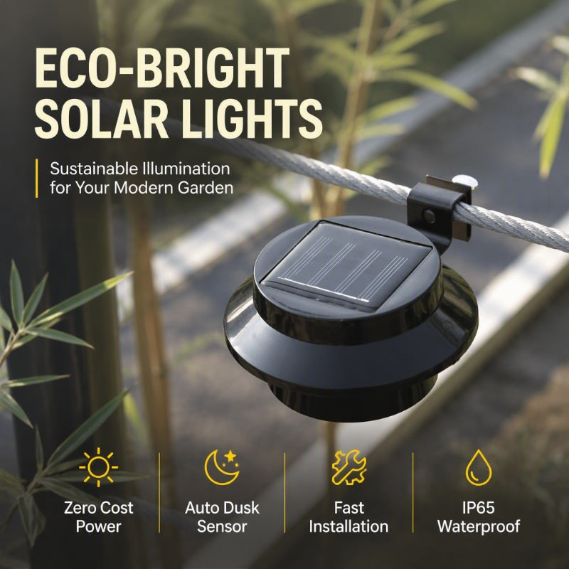 Solar LED Gutter Wall Light | Outdoor Accent