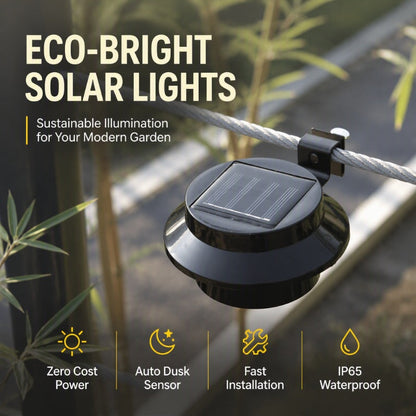 Solar LED Gutter Wall Light | Outdoor Accent