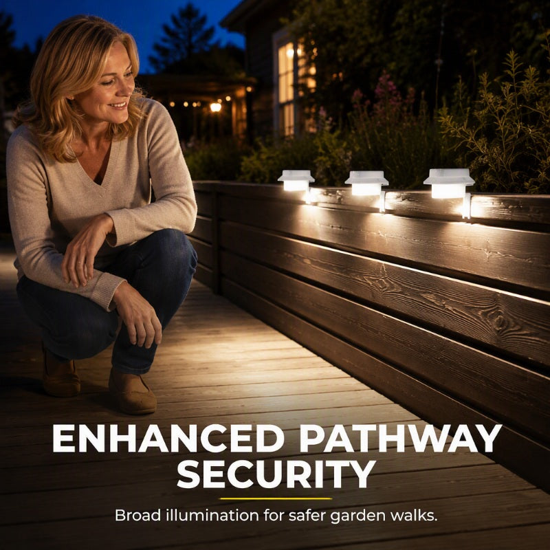 Solar LED Gutter Wall Light | Outdoor Accent