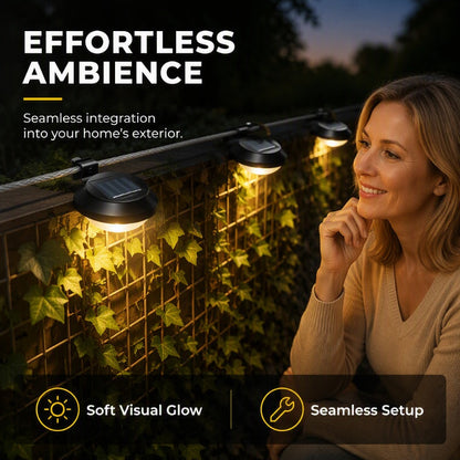Solar LED Gutter Wall Light | Outdoor Accent